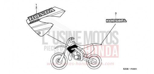 MARQUE (2) CR250R1 de 2001